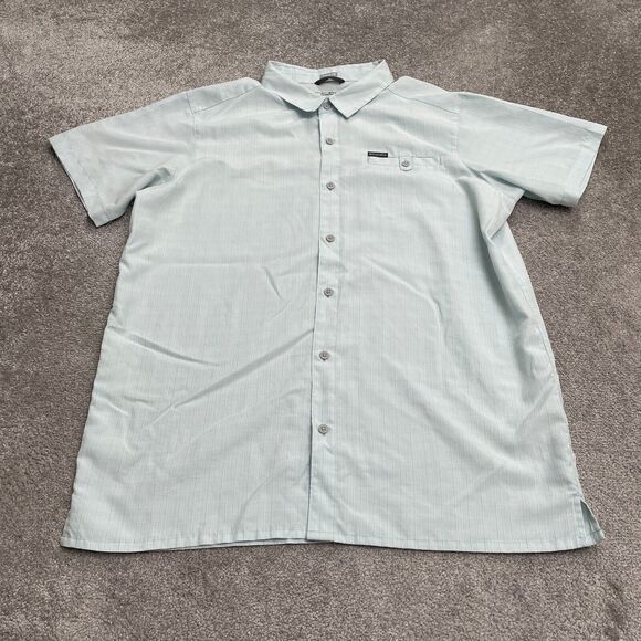 Columbia Other - Columbia PFG Omni Shade Active Fit Shirt Men XXL Light Blue Plaid Fishing Casual